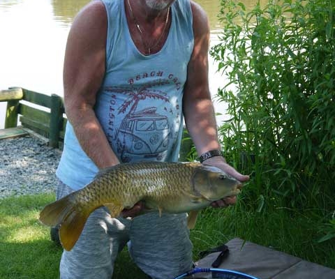 15lb Carp caught at Mill Pond Campsite, Hereford, July 21, 2021